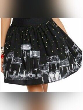 Hot Topic Disney's Book Of Life Mini Skirt Size XL Stars City